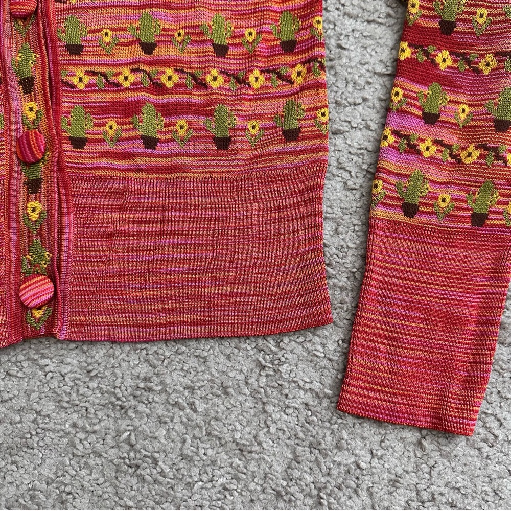 Zara Multicolor Patterned Cardigan - Picture 2 of 14